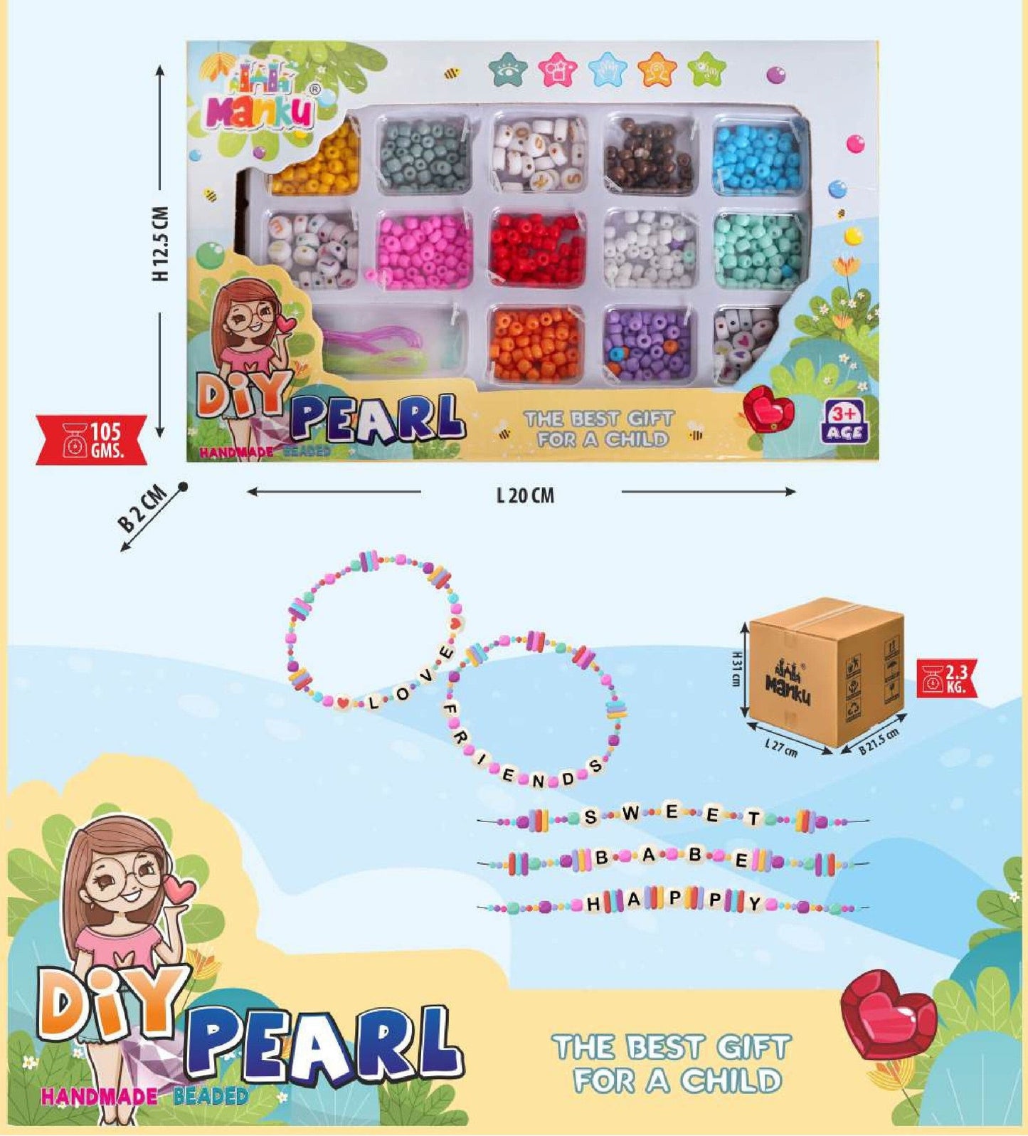 MANKU JW-001 DIYA PEARL SERIES