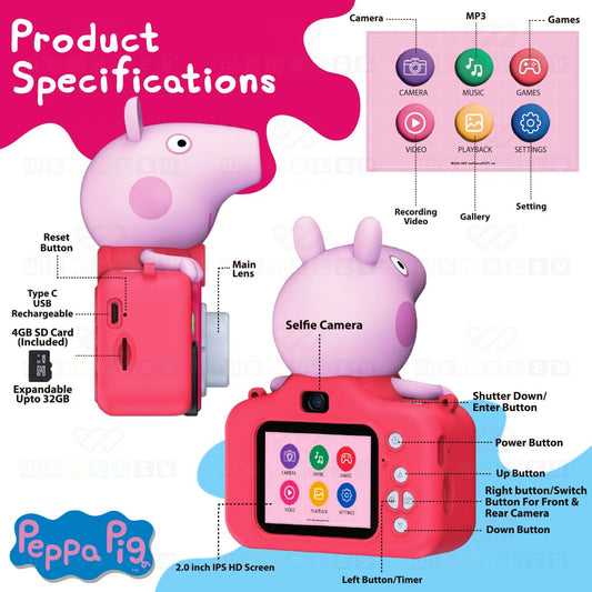 Peppa Pig Kids Digital Camera