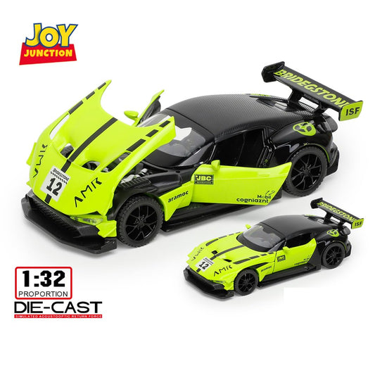 Die-Cast Metal Car jj90 Neon Green