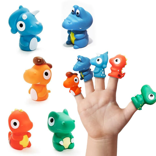 5 Pcs Dino Finger Puppet Toy