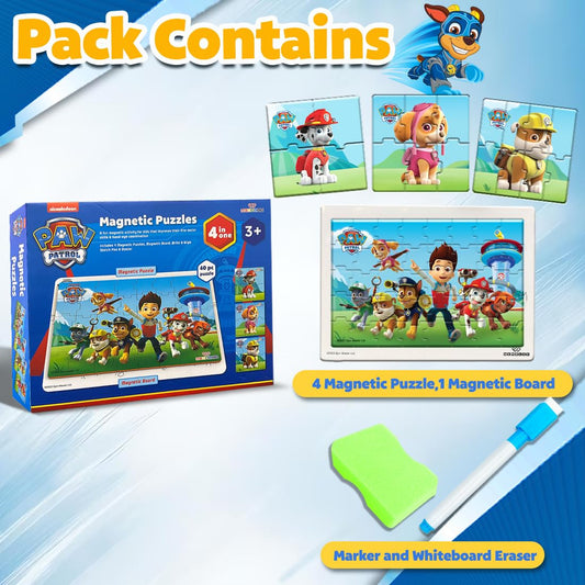 My First 4 in 1 Jigsaw Magnetic Puzzle (PAW PATROL)