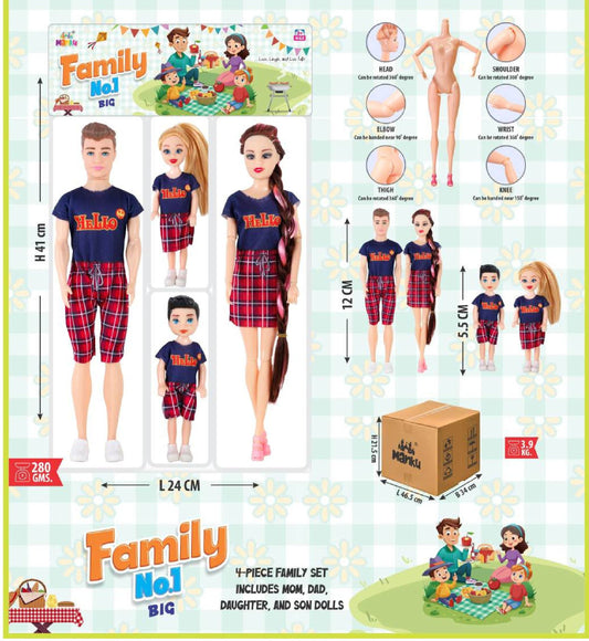 MANKU FAMILY NO.1 DOLL SET BIG