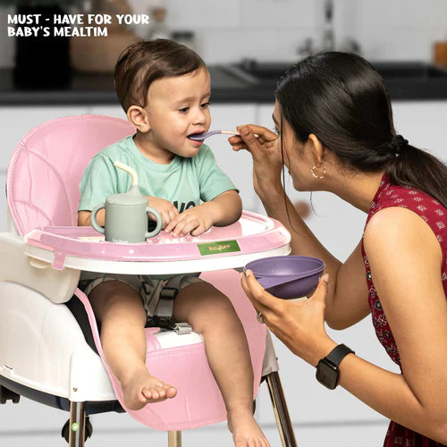 Baby High Chair Nora 4 in 1 pink