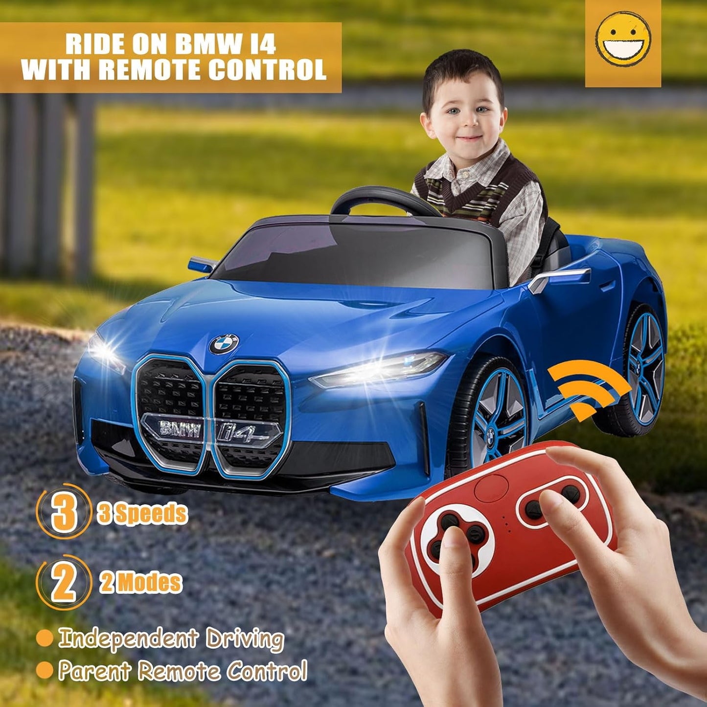 BMW Ride on Car (blue)