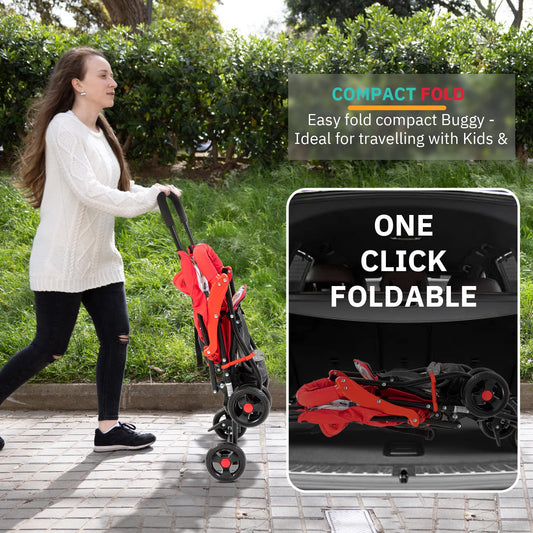 Baby Stroller 601 Red