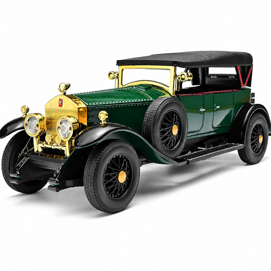Vintage Classic Luxury Model Car – Die-Cast Metal Antique Car with Detailed Interior, Collectible Decorative Showpiece for Home, Office & Gift