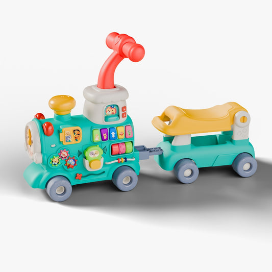 5-in-1 Musical Baby Walker Ride-On Toy for Kids (6–36 Months)