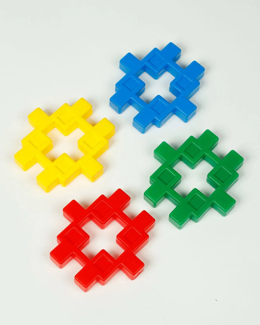 United Agencies Girnar Kindergarten Blocks - Robot 50Pcs