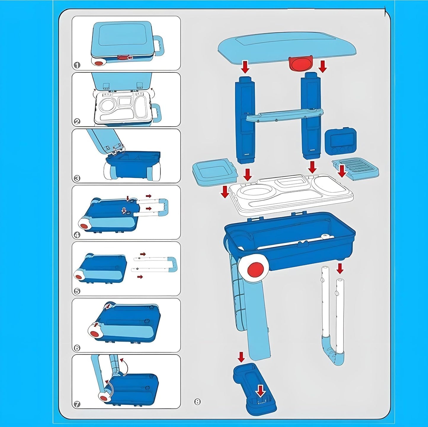 Premium Doctor Set With Pull & Push Trolley