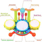 Drum Set for Toddlers with microphone