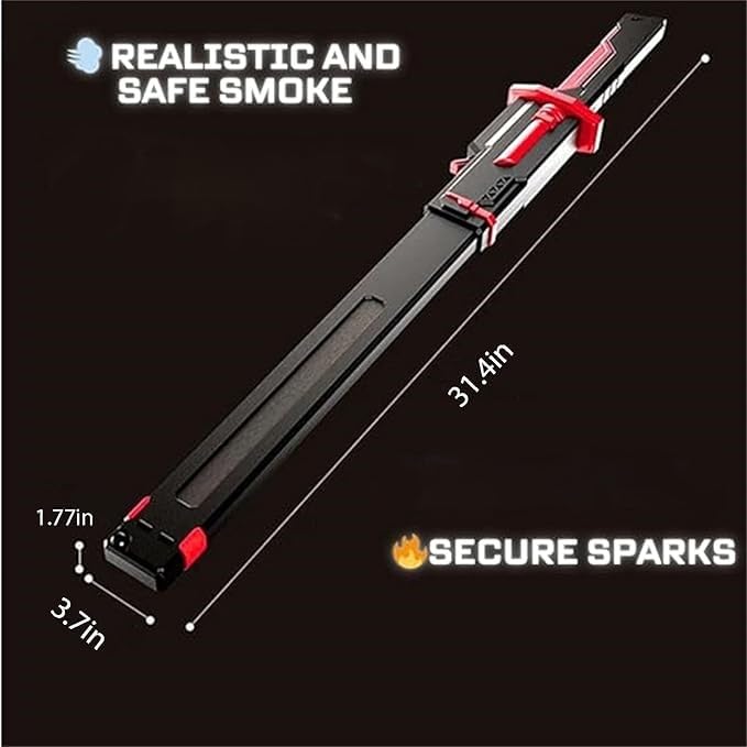 Kids Multi-Color Battle Laser Sword With Smoke  (Last Restock)