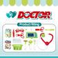 2 In 1 Doctor Nurse Medical Box With Suitcase