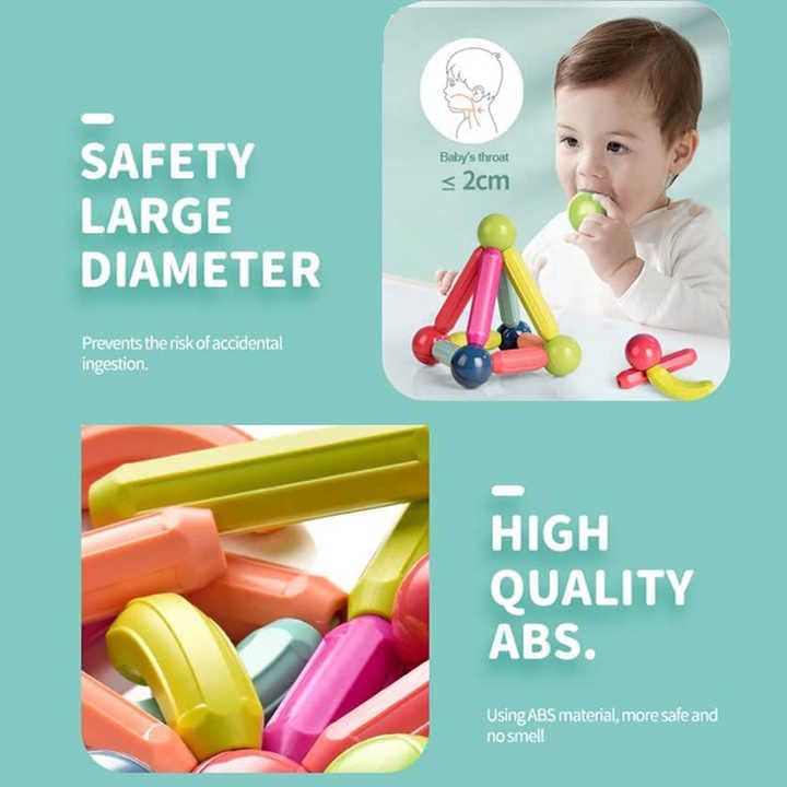 Magnetic Building Sticks Blocks(42 Pcs)