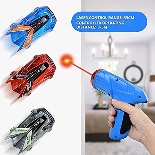 Laser Tracking Wall Climbing Car