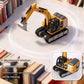 1:64 Scale Mini RC Excavator | Alloy Bucket | 270° Rotation | App Control | Lights & Sound