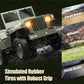 4WD RC Willys Military Truck with Metal Frame & LED Lights