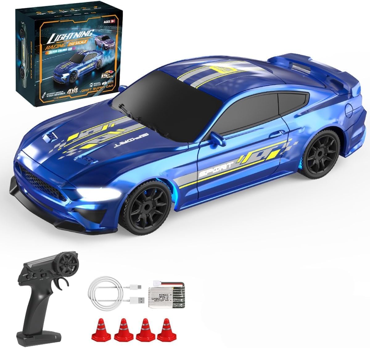 1/43 Scale RC Drift Racing Car