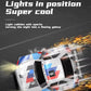High-Speed RC Drift Car with Spark Effect | Short Axis 2.4GHz Remote Control Racing Toy with LED Lights & Replaceable Drift Tyres for Kids & Adults