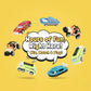 Die Cast Metal Toy Cars Set