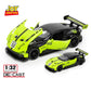 Die-Cast Metal Car jj90  Neon Green