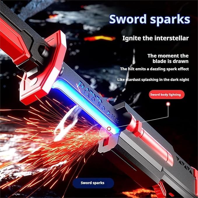 Kids Multi-Color Battle Laser Sword With Smoke  (Last Restock)