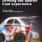 High-Speed RC Drift Car with Spark Effect | Short Axis 2.4GHz Remote Control Racing Toy with LED Lights & Replaceable Drift Tyres for Kids & Adults