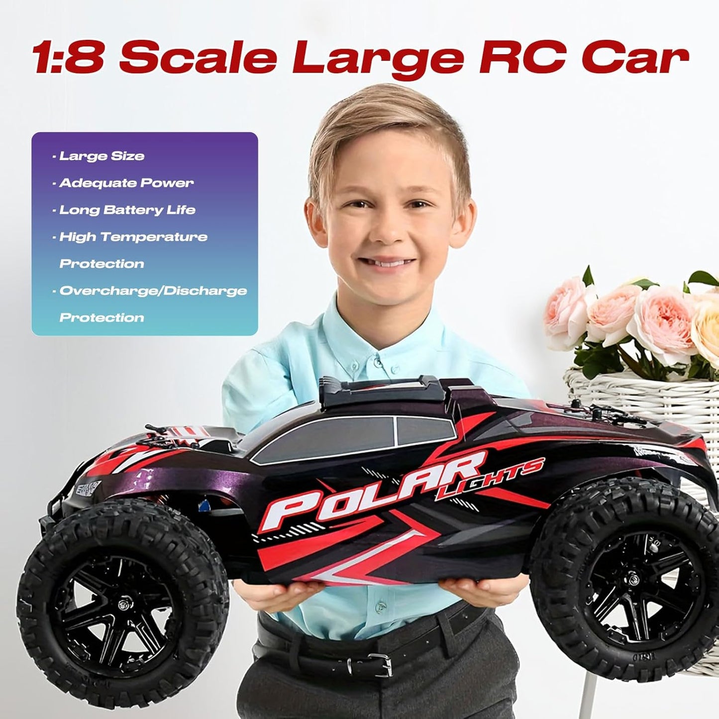 POLAR LIGHTS 1/10 SCALE HIGH SPEED MONSTER TRUCK