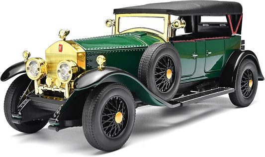 Vintage Classic Luxury Model Car – Die-Cast Metal Antique Car with Detailed Interior, Collectible Decorative Showpiece for Home, Office & Gift