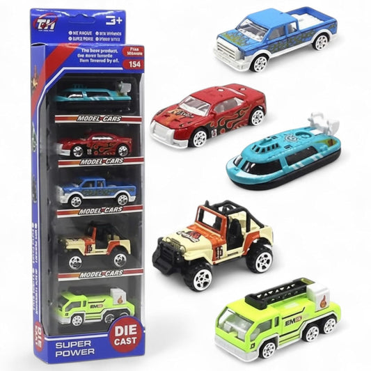 Die Cast Metal Toy Cars Set