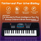 VEBETO Kids Piano with Mic 