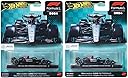 Hot Wheels Premium Mercedes-AMG PETRONAS F1 Team 2024 #44 & #63 1:64 Diecast Set