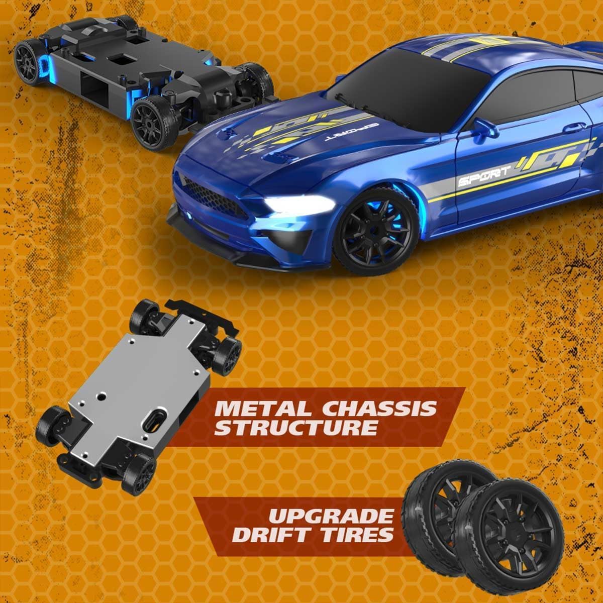 1/43 Scale RC Drift Racing Car