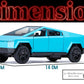 Die-cast car Cyber Truck Car