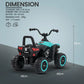 Monster ATV Rechargeable Battery Operated Electric Kids Bike  (ASH / GREEN)