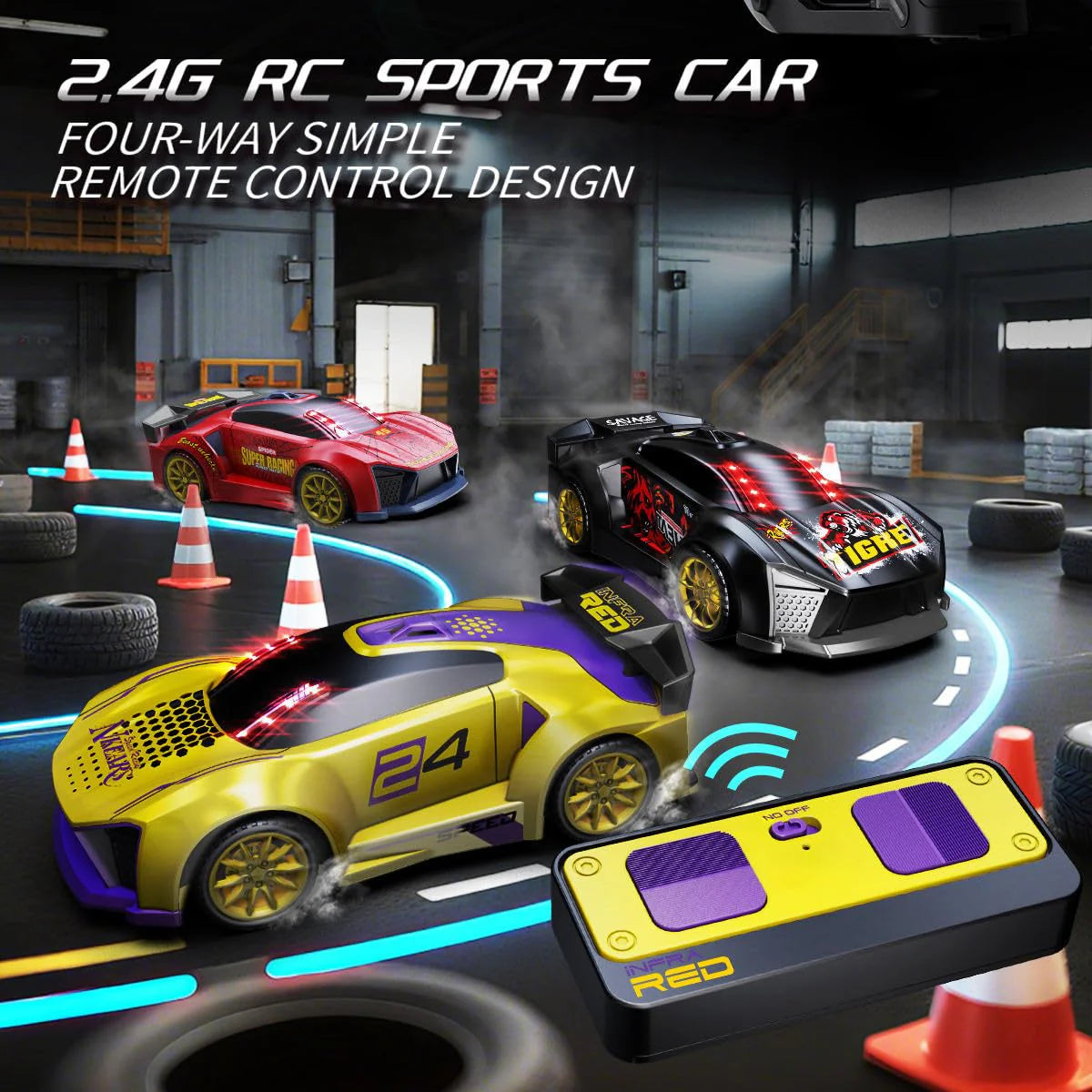 Laser Tag Battle Racer RC Car | 2-player fun