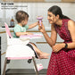 Baby High Chair Nora 4 in 1 pink