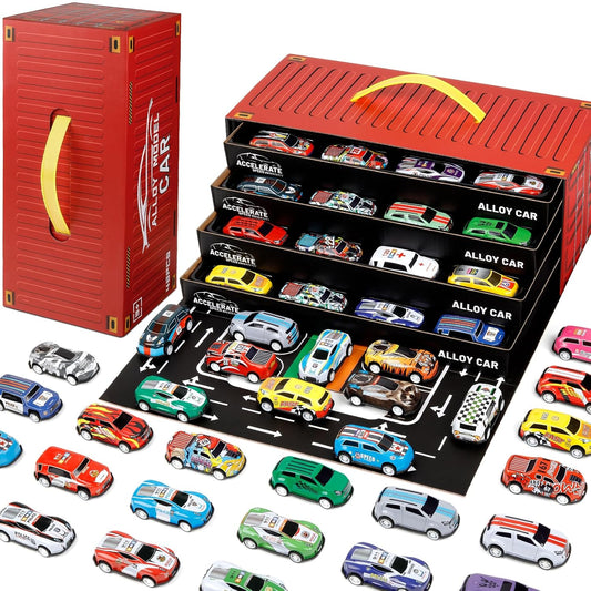 48pcs Pull Back Cars Set