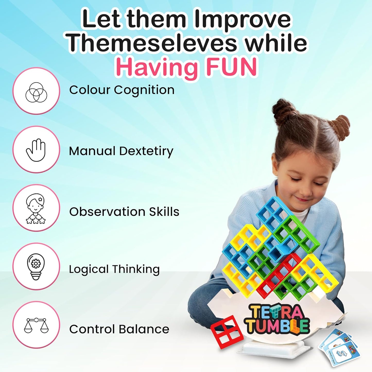Stacking Blocks Balance Game