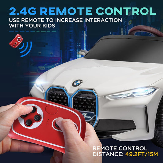 BMW i4 Ride-On Car (White)