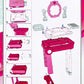 3 in 1 Beauty Makeup Plastic Pretend Play Set