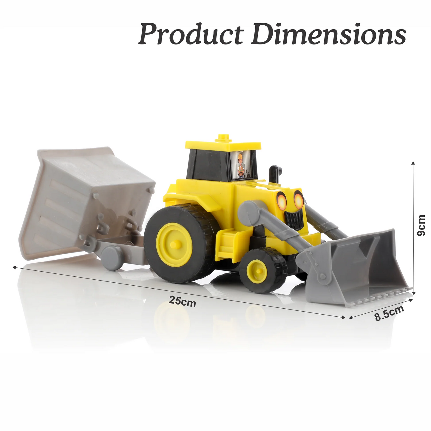 WHIMSY Plastic Construction Vehicles Set