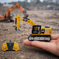 1:64 Scale Mini RC Excavator | Alloy Bucket | 270° Rotation | App Control | Lights & Sound