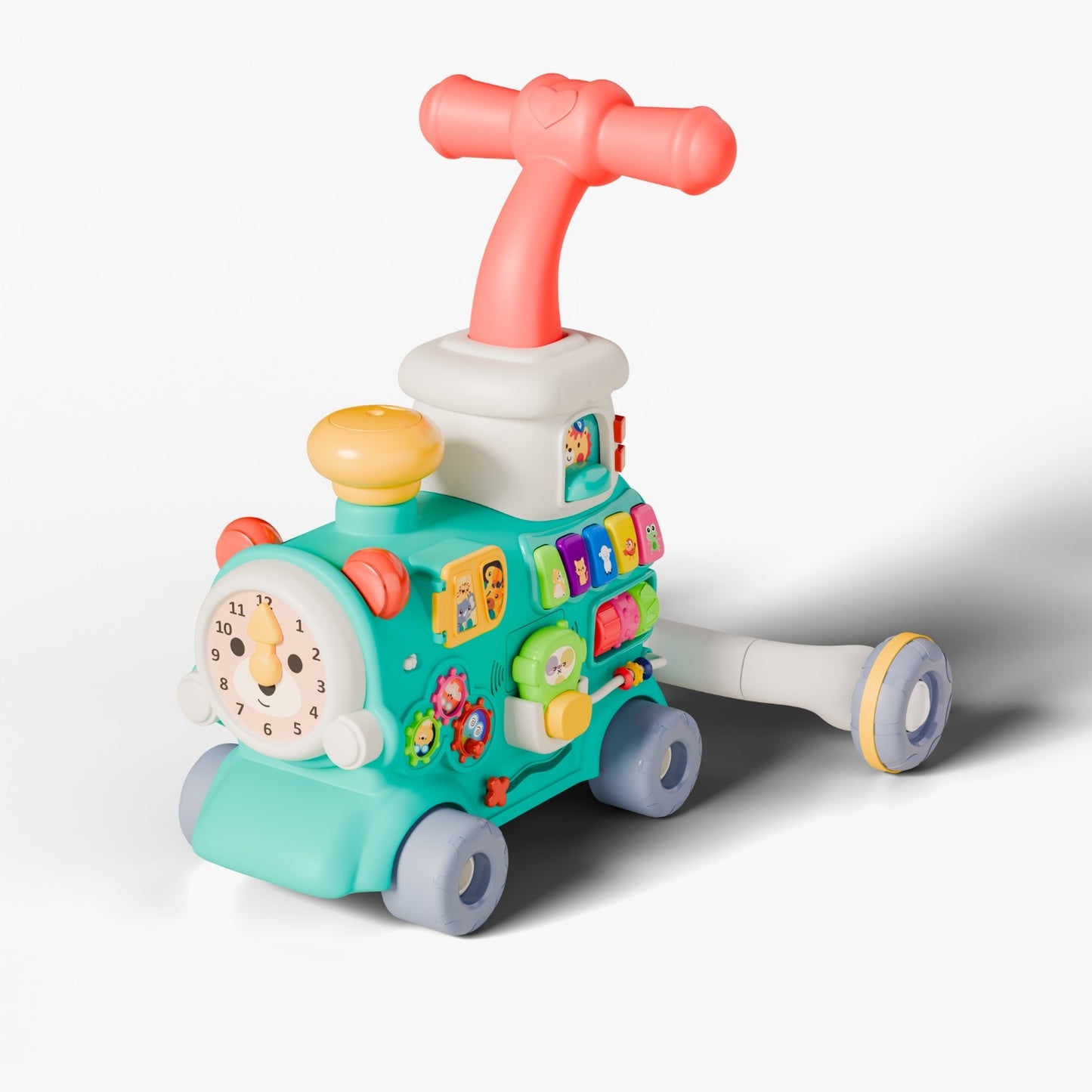 5-in-1 Musical Baby Walker Ride-On Toy for Kids (6–36 Months)