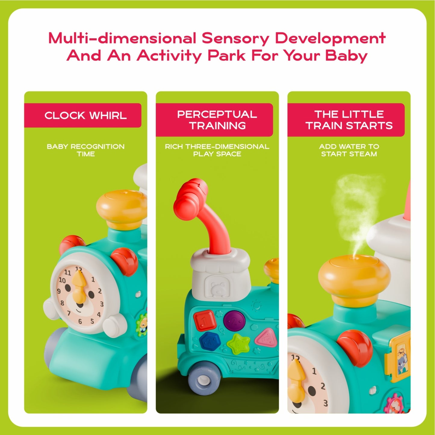 5-in-1 Musical Baby Walker Ride-On Toy for Kids (6–36 Months)