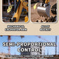 1:64 Scale Mini RC Excavator | Alloy Bucket | 270° Rotation | App Control | Lights & Sound