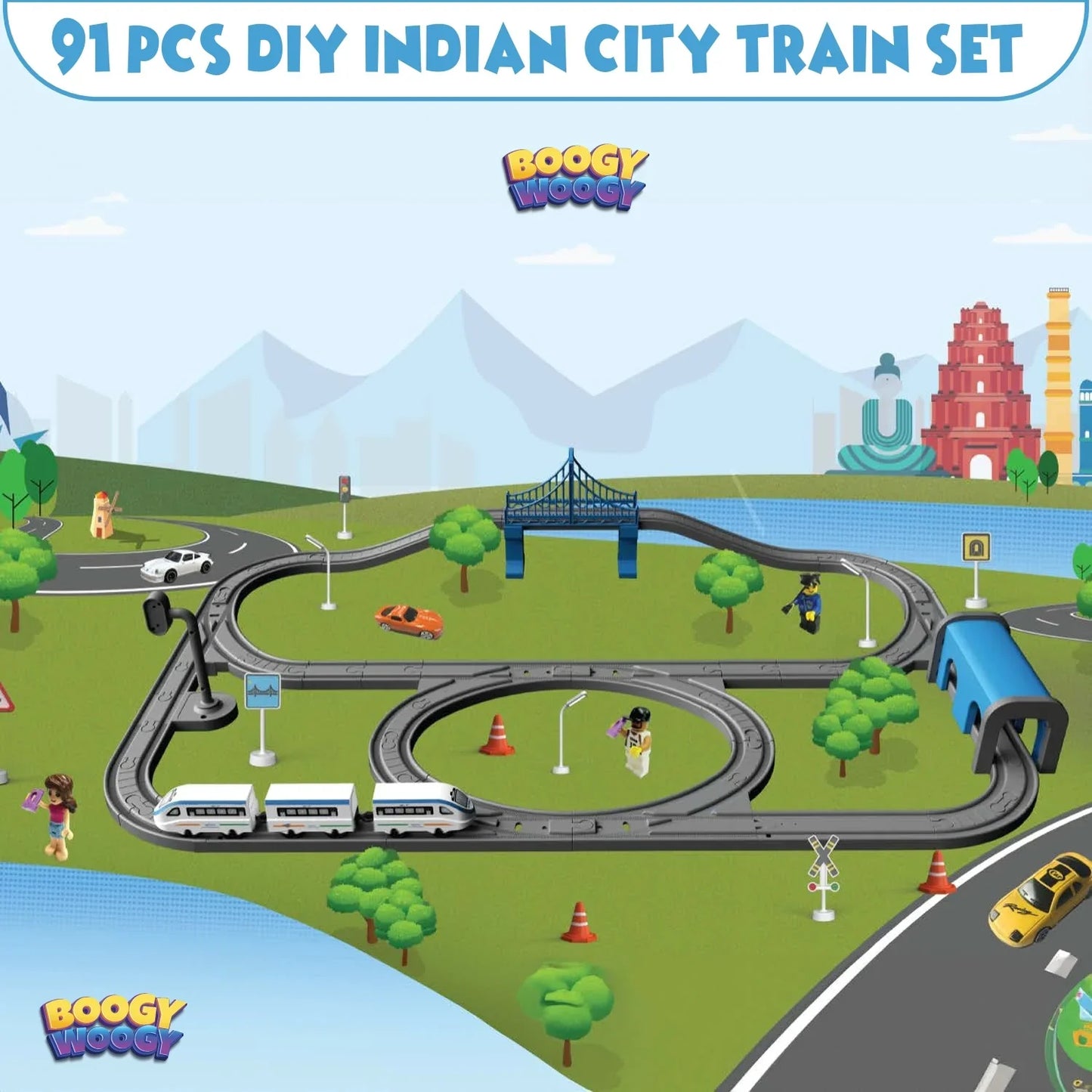 BOOGYWOOGY Bhart Express (91 Pcs)
