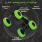 DUZTER- Rechargeable Remote Controlled Racing Rc Car- Green