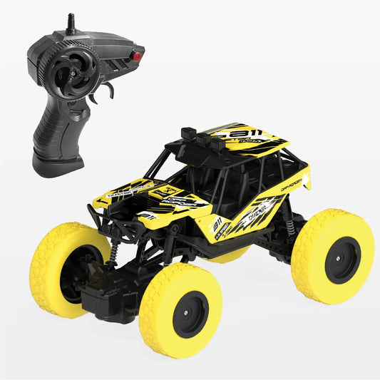 DUZTER- Remote Control Monster Truck RC Car - Yellow