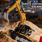 1:64 Scale Mini RC Excavator | Alloy Bucket | 270° Rotation | App Control | Lights & Sound